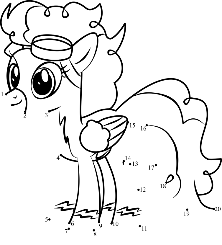 High-Winds-My-Little-Pony-Dot-To-Dot dot to dot worksheets