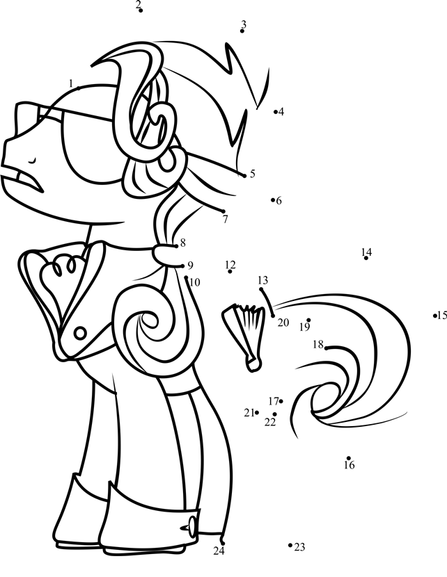 Hoity-Toity-My-Little-Pony-Dot-To-Dot dot to dot worksheets