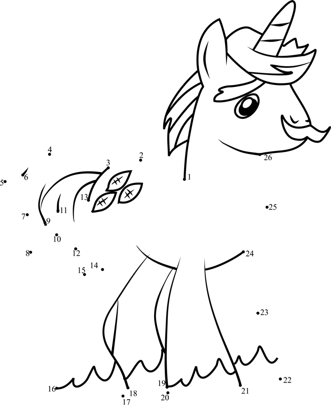 Hondo-Flanks-Magnum-My-Little-Pony-Dot-To-Dot printable dot to dot worksheet