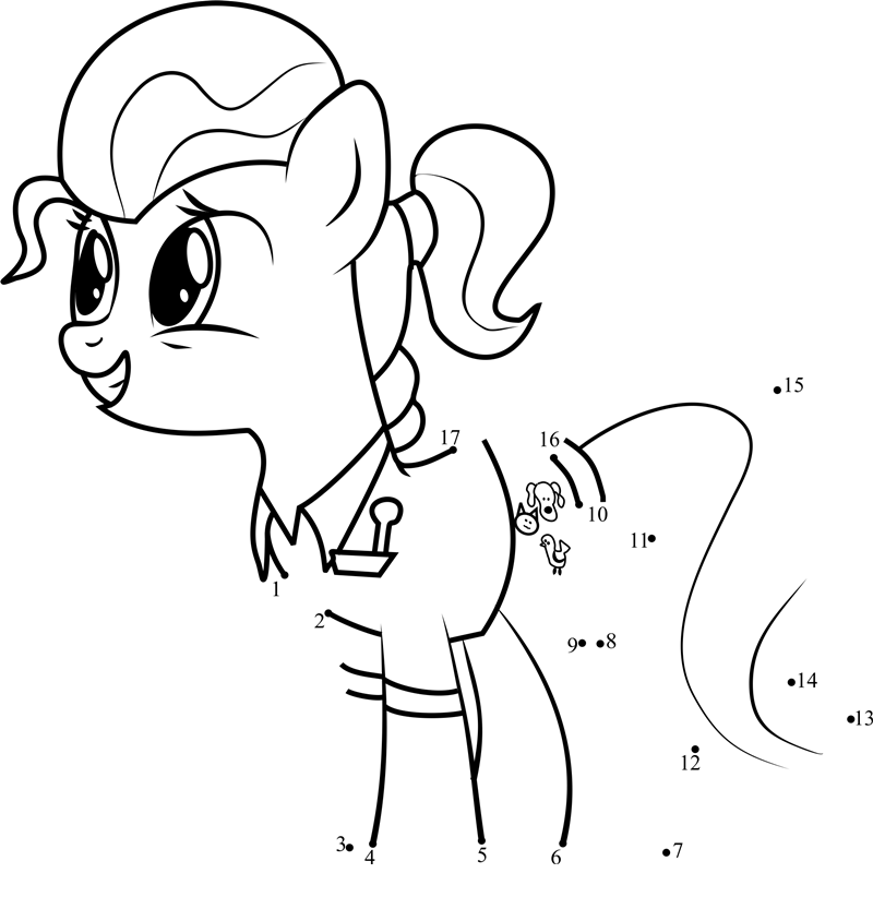 Mane-Goodall-My-Little-Pony-Dot-To-Dot dot to dot worksheets