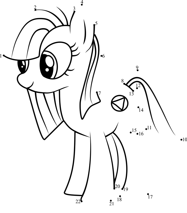 Marble-Pie-My-Little-Pony-Dot-To-Dot dot to dot worksheets