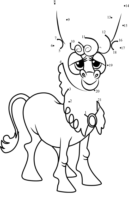 Matilda-My-Little-Pony-Dot-To-Dot dot to dot worksheets