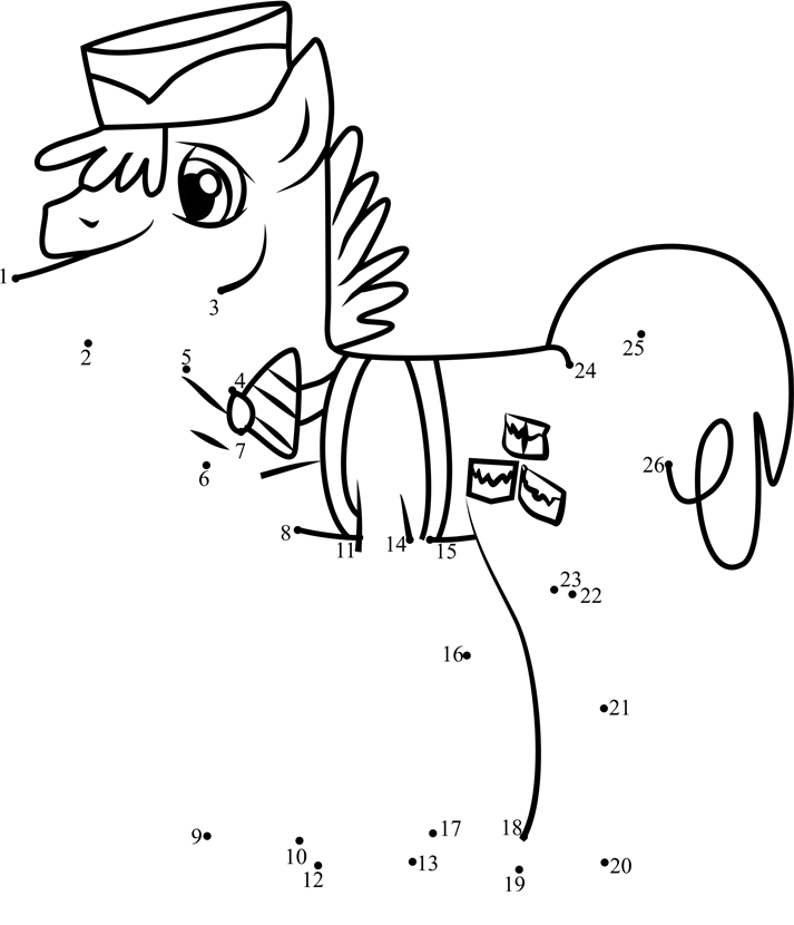 Mr-Cake-My-Little-Pony-Dot-To-Dot printable dot to dot worksheet