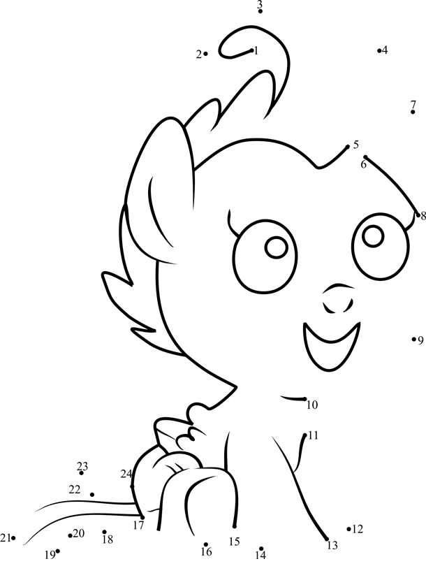 Pound-Cake-My-Little-Pony-Dot-To-Dot dot to dot worksheets