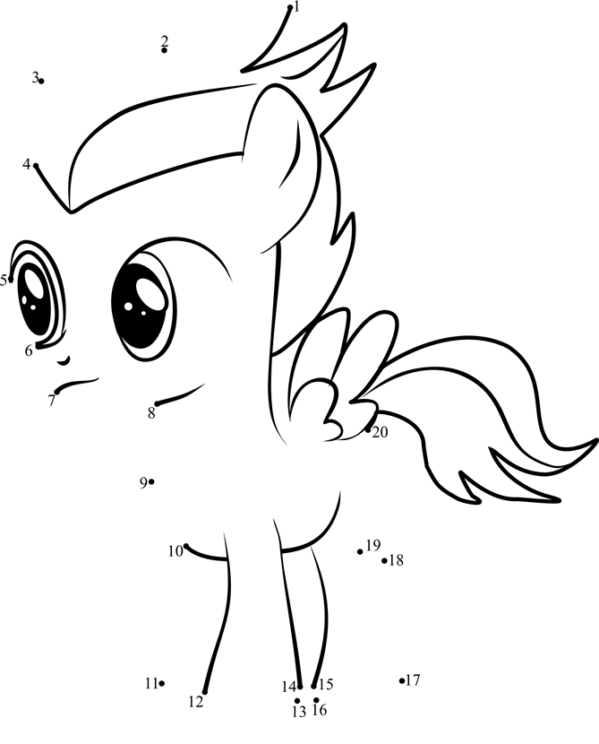 Rumble-My-Little-Pony-Dot-To-Dot dot to dot worksheets