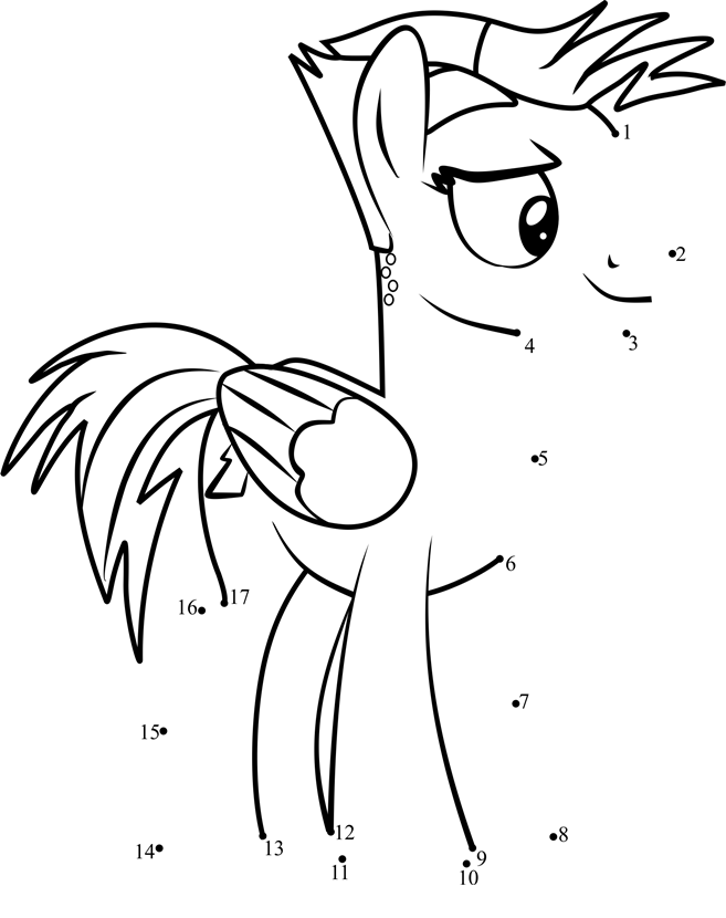 Sky-Stinger-My-Little-Pony-Dot-To-Dot dot to dot worksheets