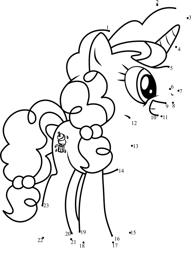 Sugar-Belle-My-Little-Pony-Dot-To-Dot dot to dot worksheets