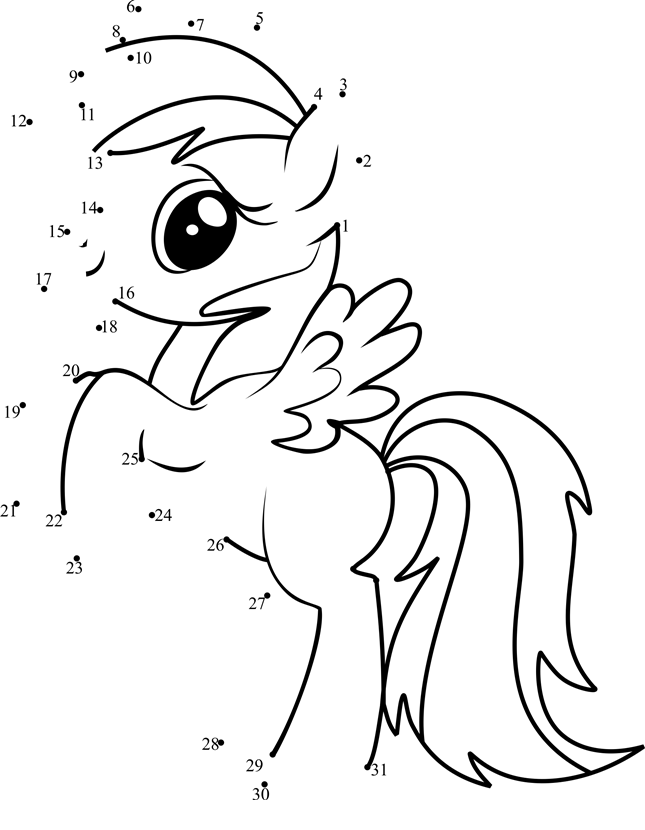 Sugar-Grape-My-Little-Pony-Dot-To-Dot dot to dot worksheets