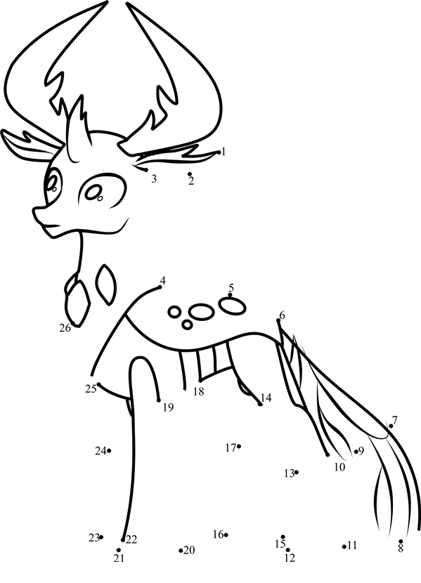 Thorax-My-Little-Pony-Dot-To-Dot printable dot to dot worksheet