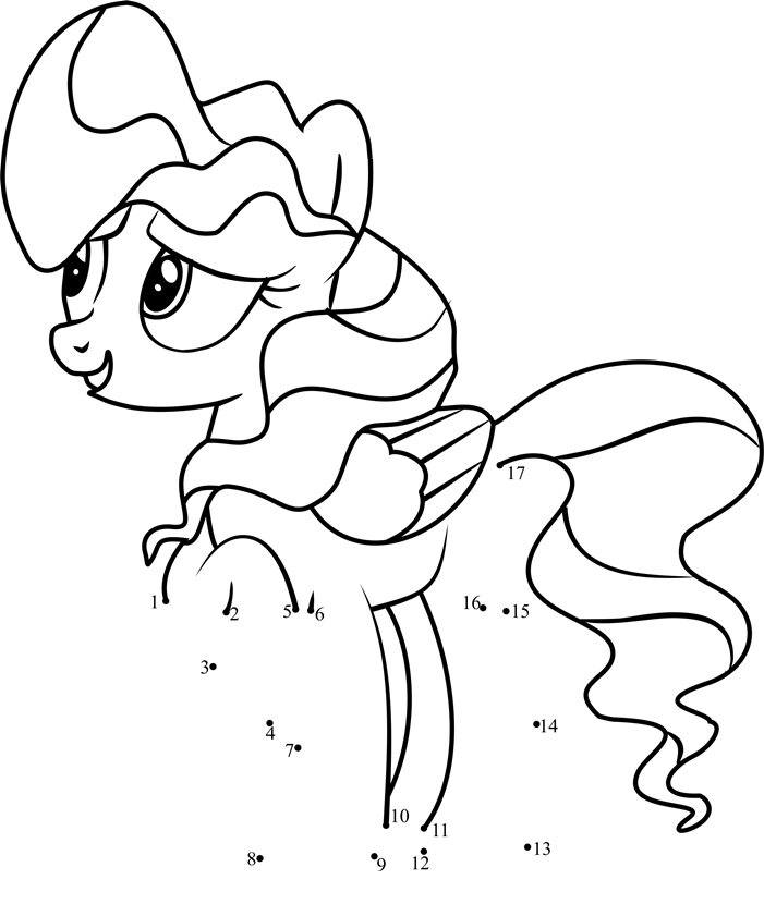 Vapor-Trail-My-Little-Pony-Dot-To-Dot printable dot to dot worksheet