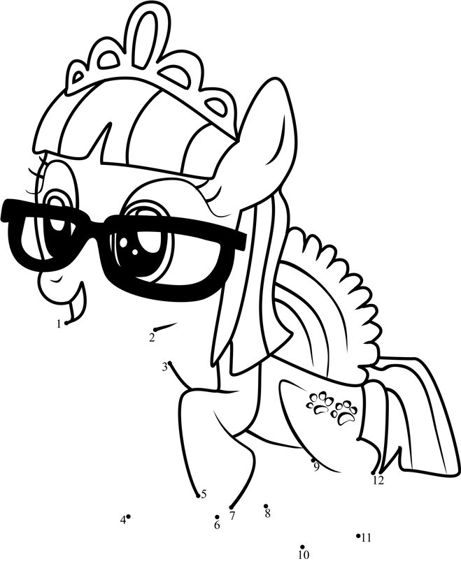 Zipporwhill-My-Little-Pony-Dot-To-Dot dot to dot worksheets