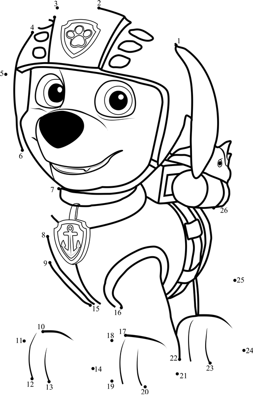 Zuma-Dot-To-Dot printable dot to dot worksheet