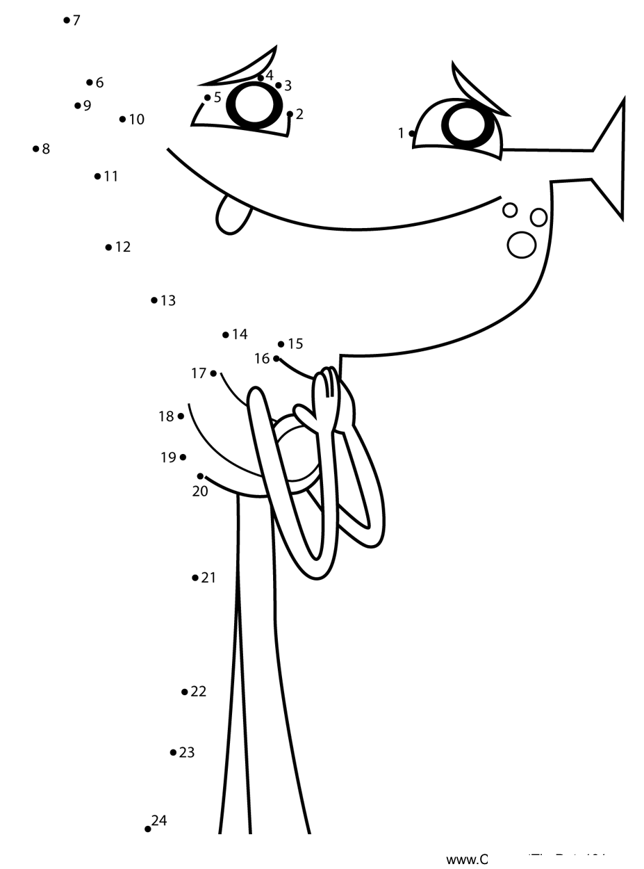 Cute-Plory-Plory-And-Yoop dot to dot worksheets