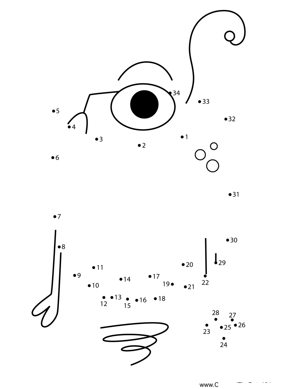 Yoop-Plory-And-Yoop printable dot to dot worksheet