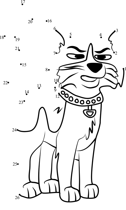 Ace-Pound-Puppies-Dot-To-Dot printable dot to dot worksheet