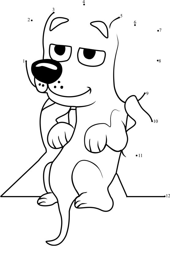 Cinnamon-Pound-Puppies-Dot-To-Dot dot to dot worksheets