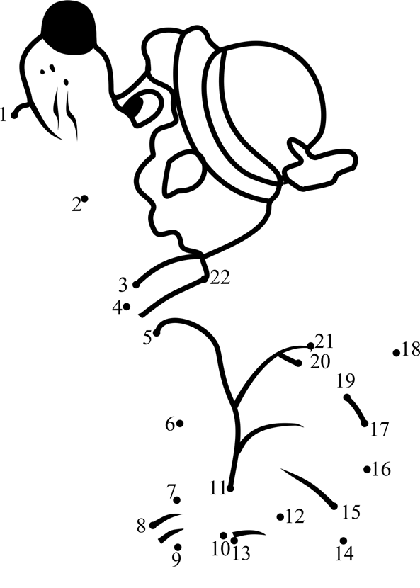 Howler-Pound-Puppies-Dot-To-Dot printable dot to dot worksheet