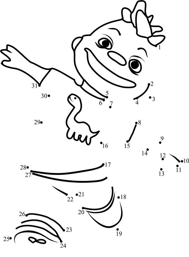 Gerald-Dot-To-Dot printable dot to dot worksheet