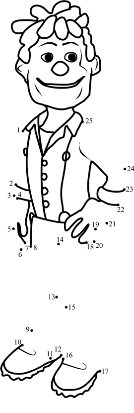 Mort-Dot-To-Dot printable dot to dot worksheet