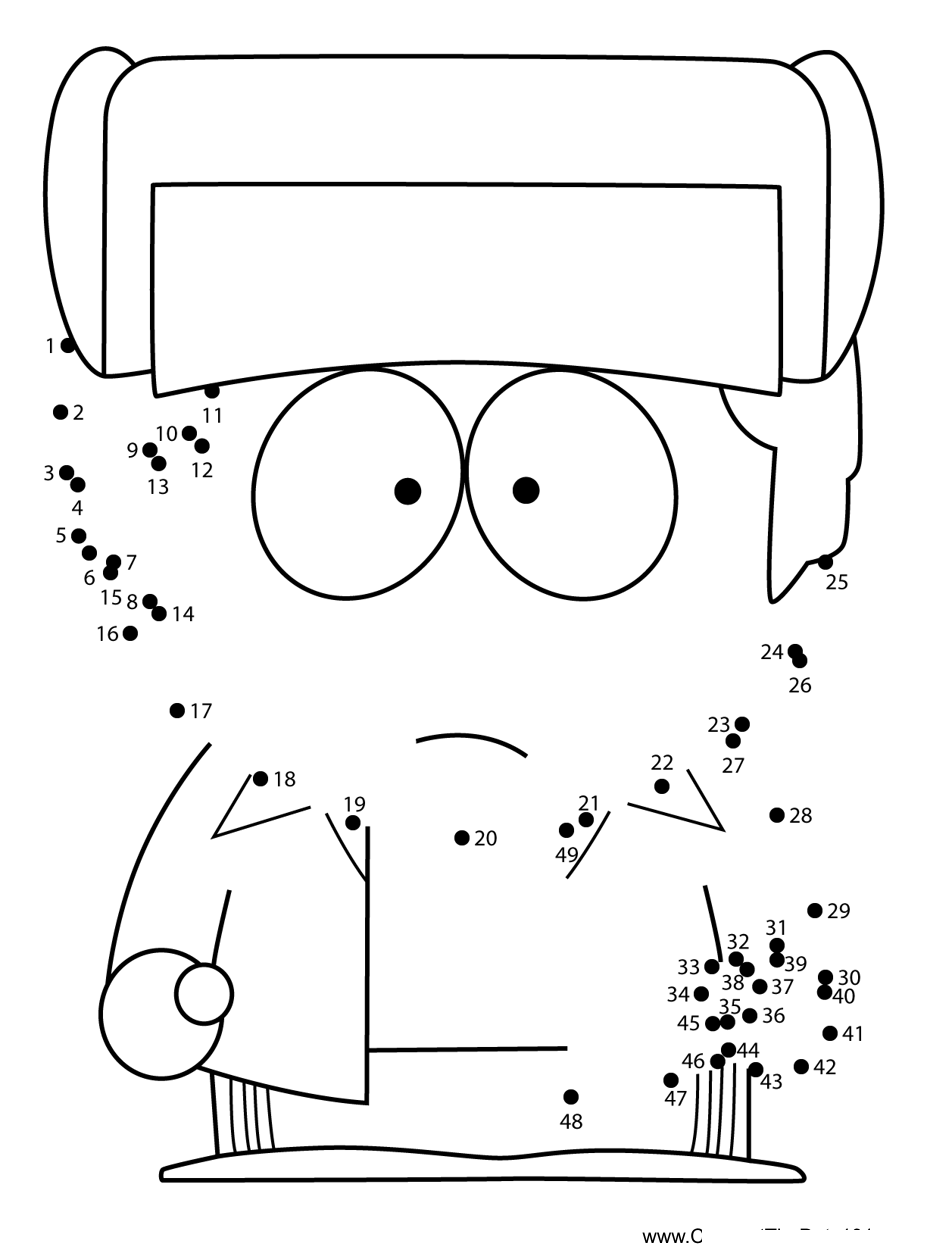 Basil-Morozov-Soth-Park printable dot to dot worksheet