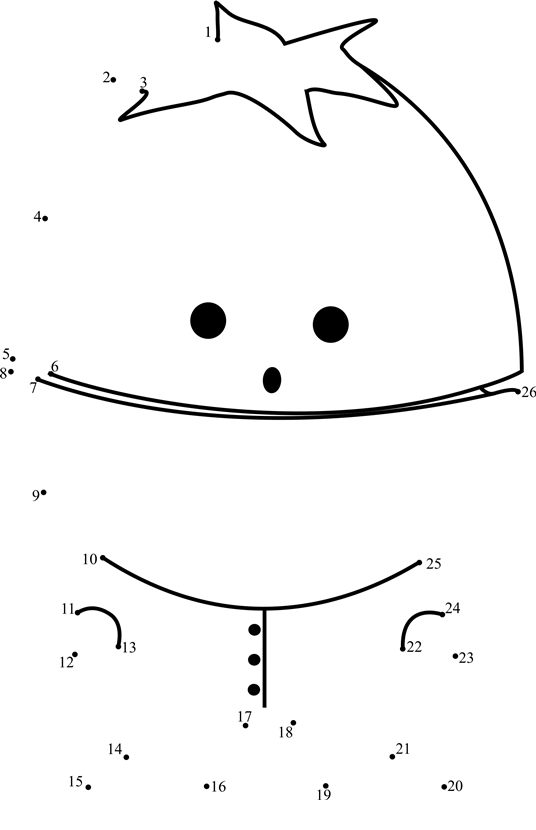 Ike-Broflovski-From-South-Park-Dot-To-Dot printable dot to dot worksheet