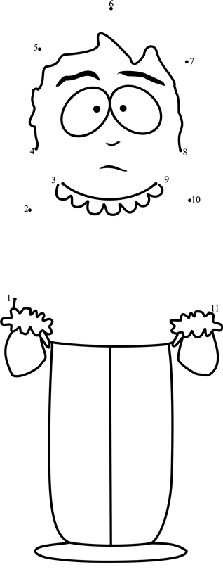 Sharon-Marsh-From-South-Park-Dot-To-Dot dot to dot worksheets