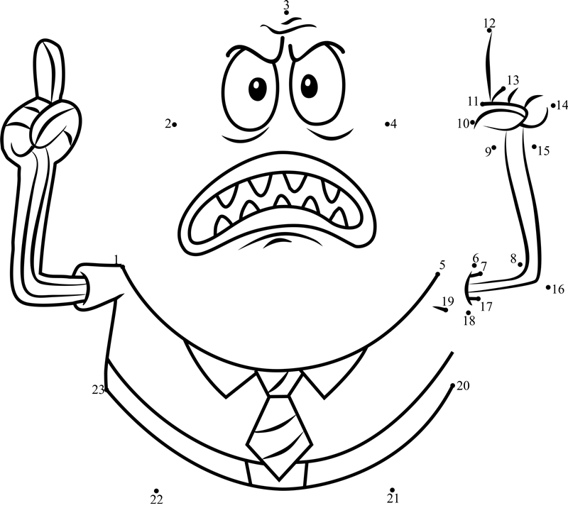 Angry-Jack-Dot-To-Dot dot to dot worksheets