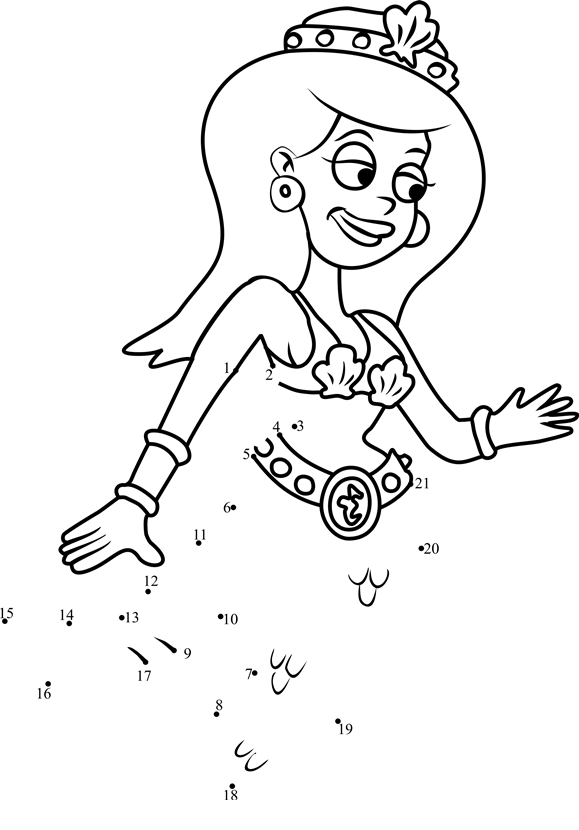 Queen-Amphitrite-Dot-To-Dot dot to dot worksheets