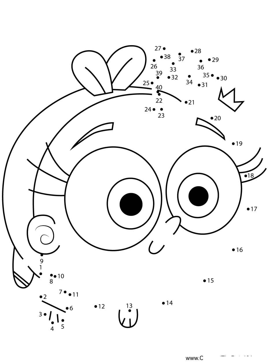 Poof-Flying-Fairly-Odd-Parents dot to dot worksheets