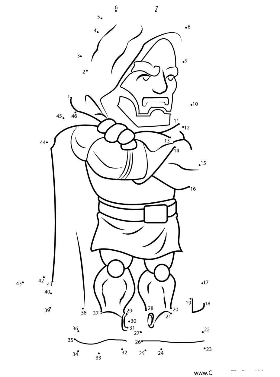 Dr-Doom-The-Super-Hero-Squad-Show printable dot to dot worksheet