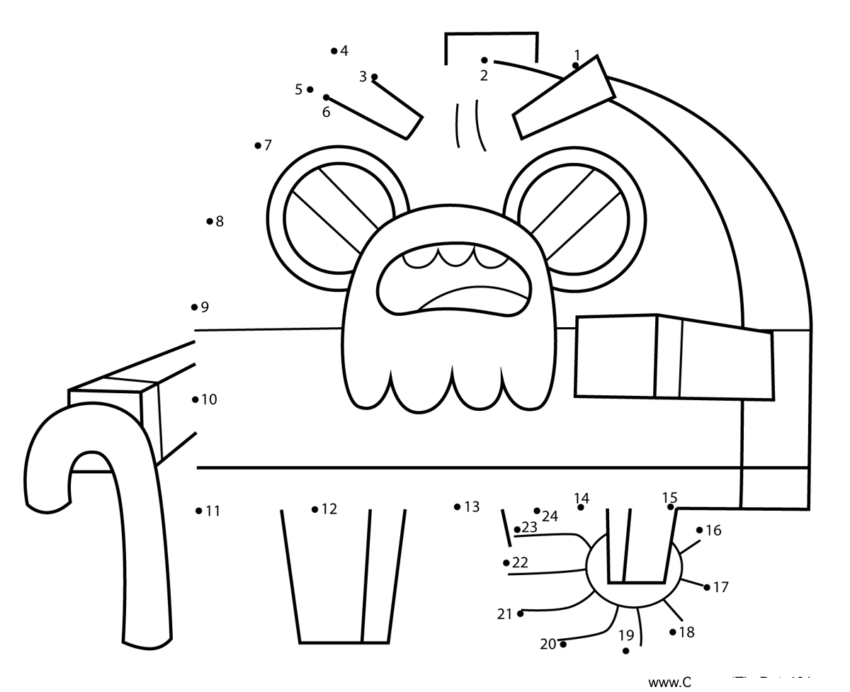 Crankybeard-Unikitty dot to dot worksheets