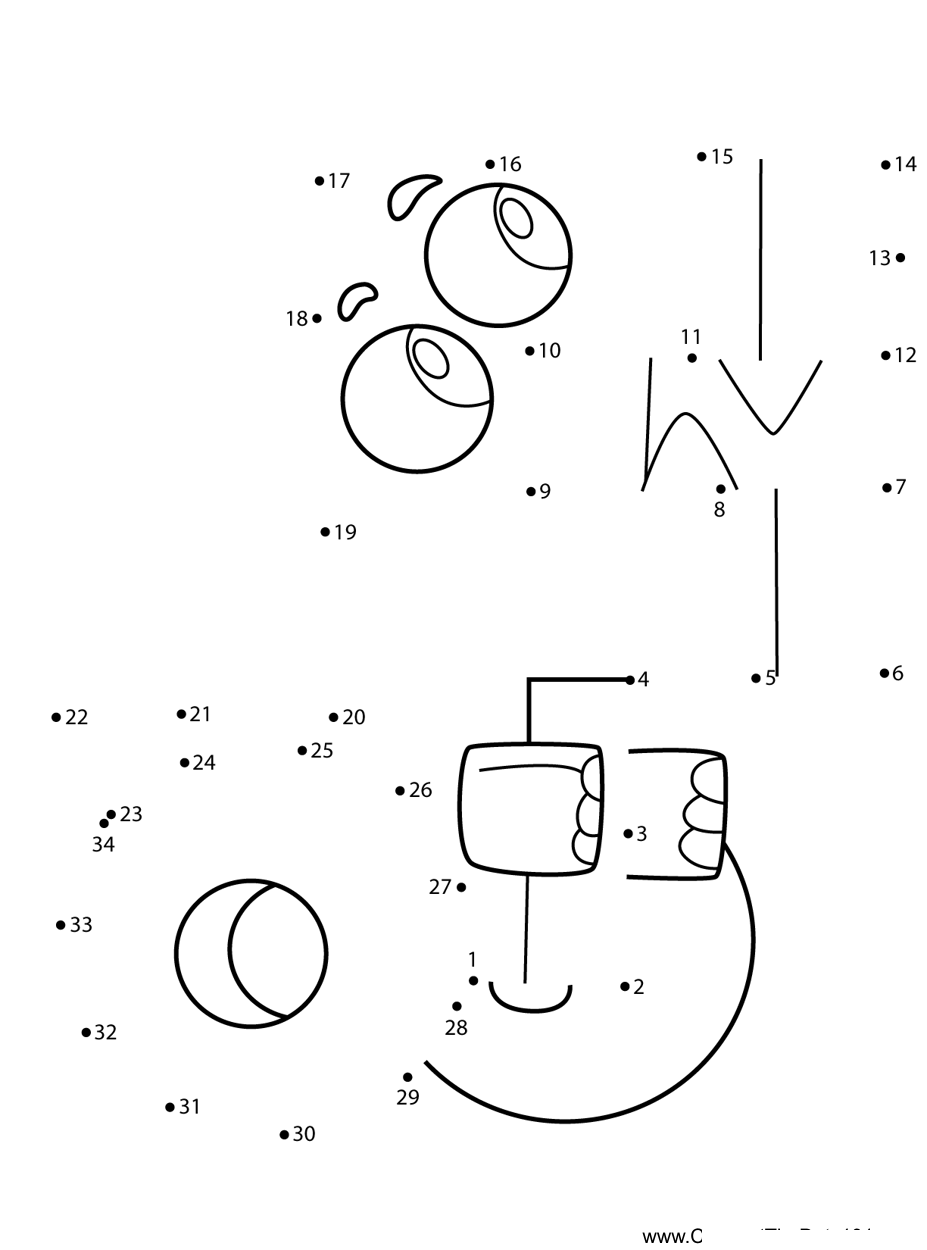 Dino-Dude-Unikitty dot to dot worksheets