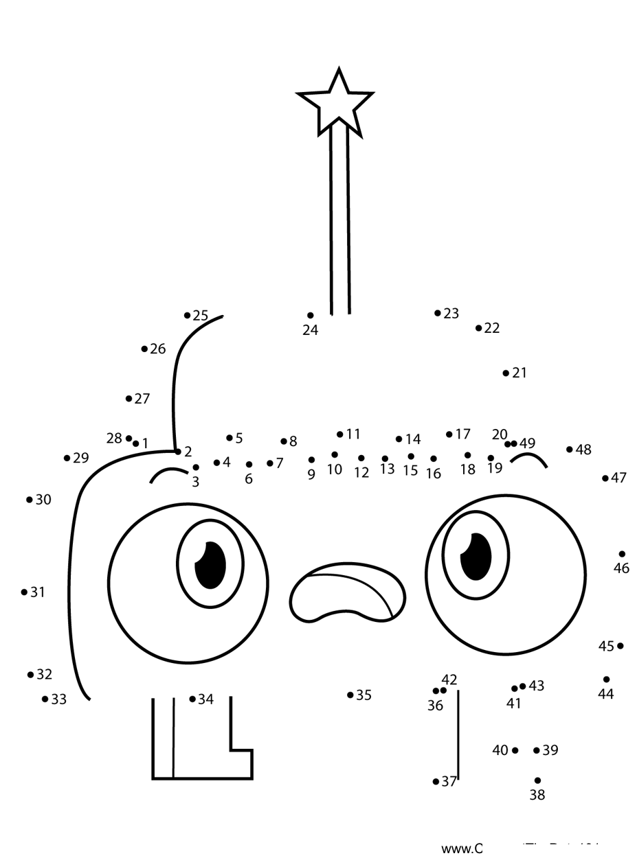 Glandrea-Unikitty dot to dot worksheets