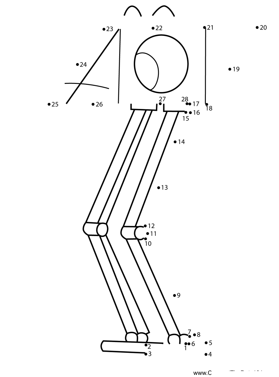 Leggy-Bird-Citizen-Unikitty dot to dot worksheets