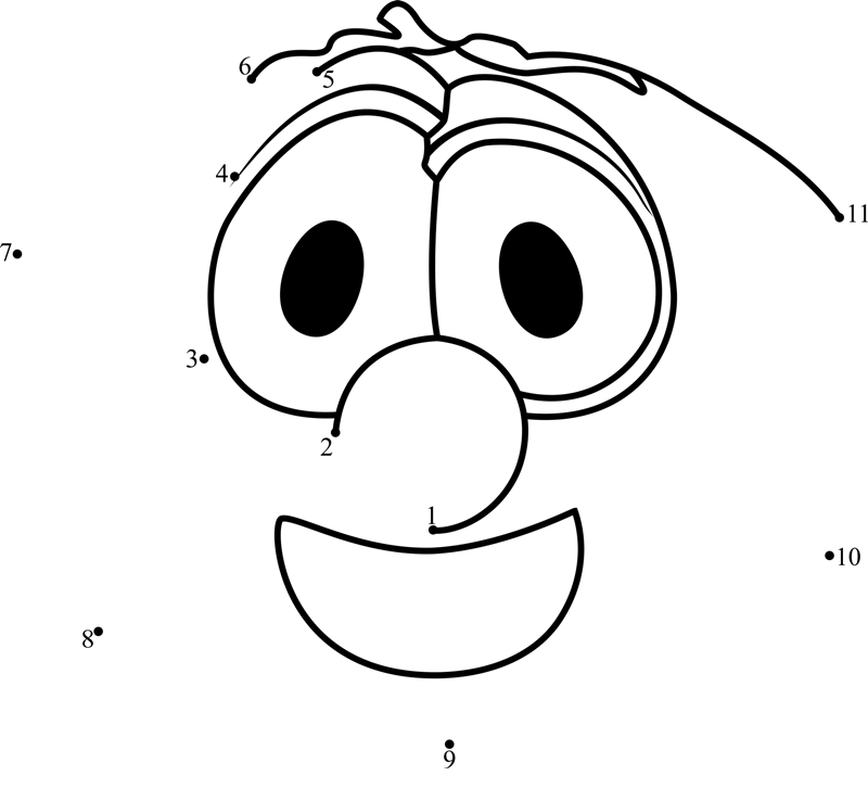 Bob-The-Tomato-Dot-To-Dot printable dot to dot worksheet