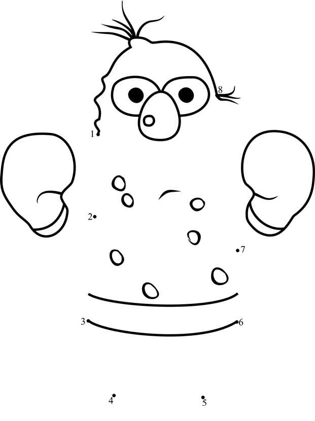 Goliath-Dot-To-Dot printable dot to dot worksheet