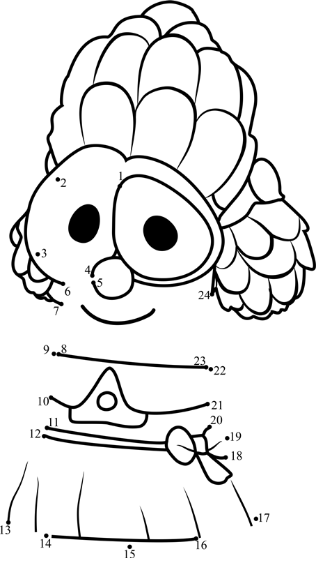 Libby-Asparagus-Dot-To-Dot printable dot to dot worksheet