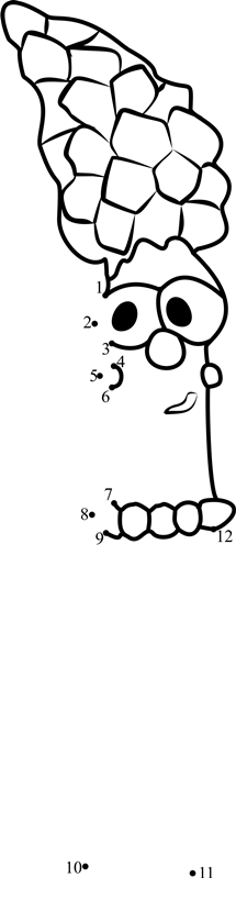 Mom-Asparagus-Dot-To-Dot printable dot to dot worksheet