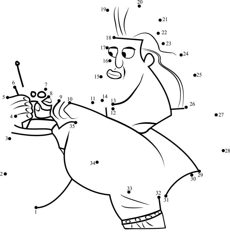 Dabio-With-Controller-Dot-To-Dot printable dot to dot worksheet