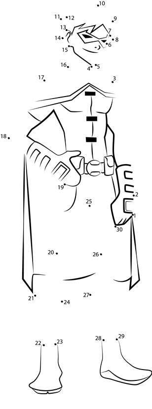 Robin-From-Young-Justice-Dot-To-Dot dot to dot worksheets