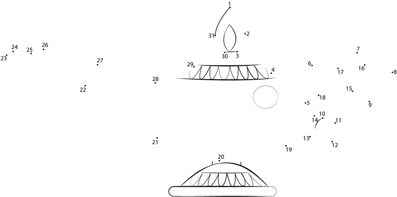 Magic-Lamp-Dot-To-Dot printable dot to dot worksheet