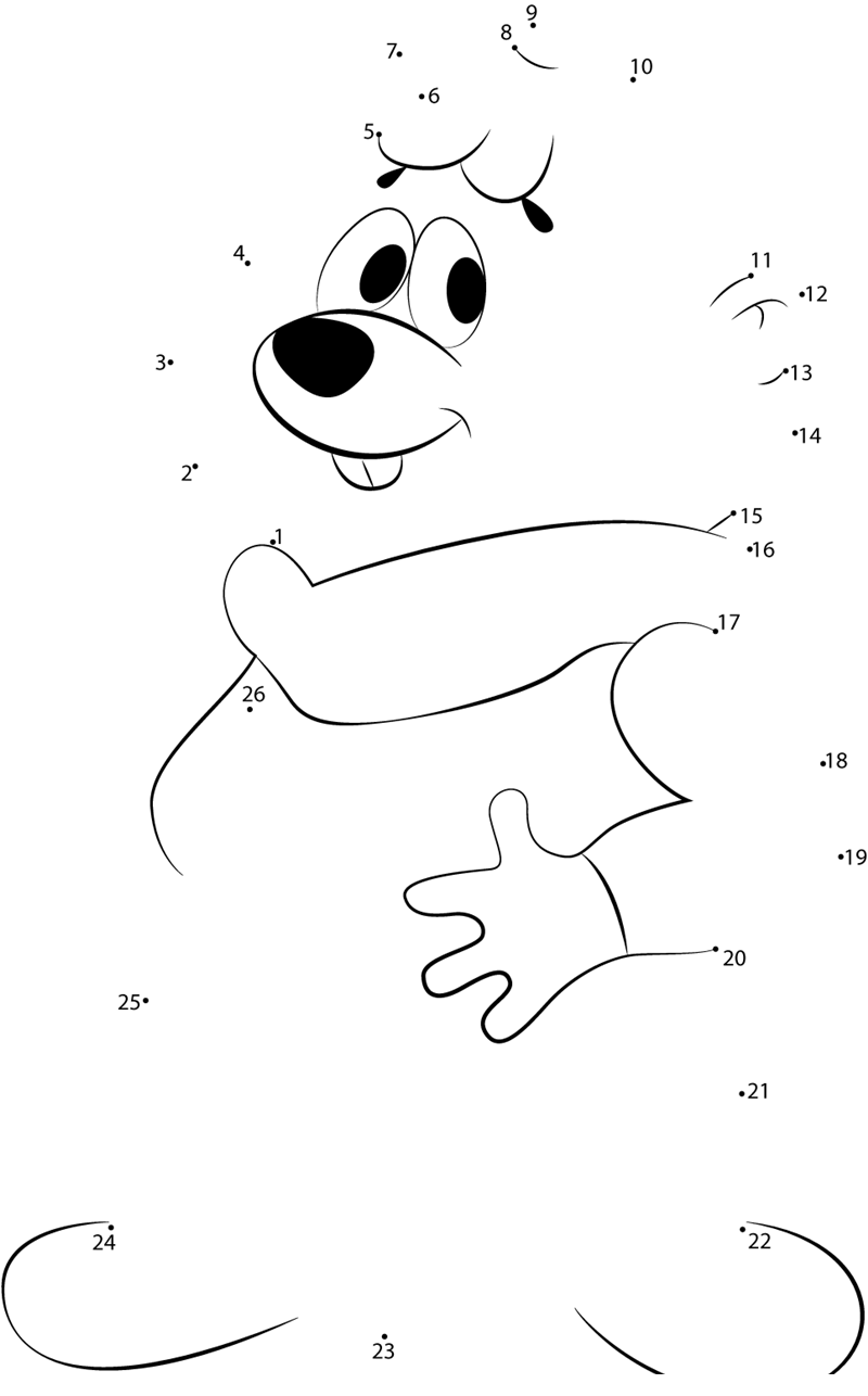 Theodore-Chipmunk-2-Dot-To-Dot printable dot to dot worksheet