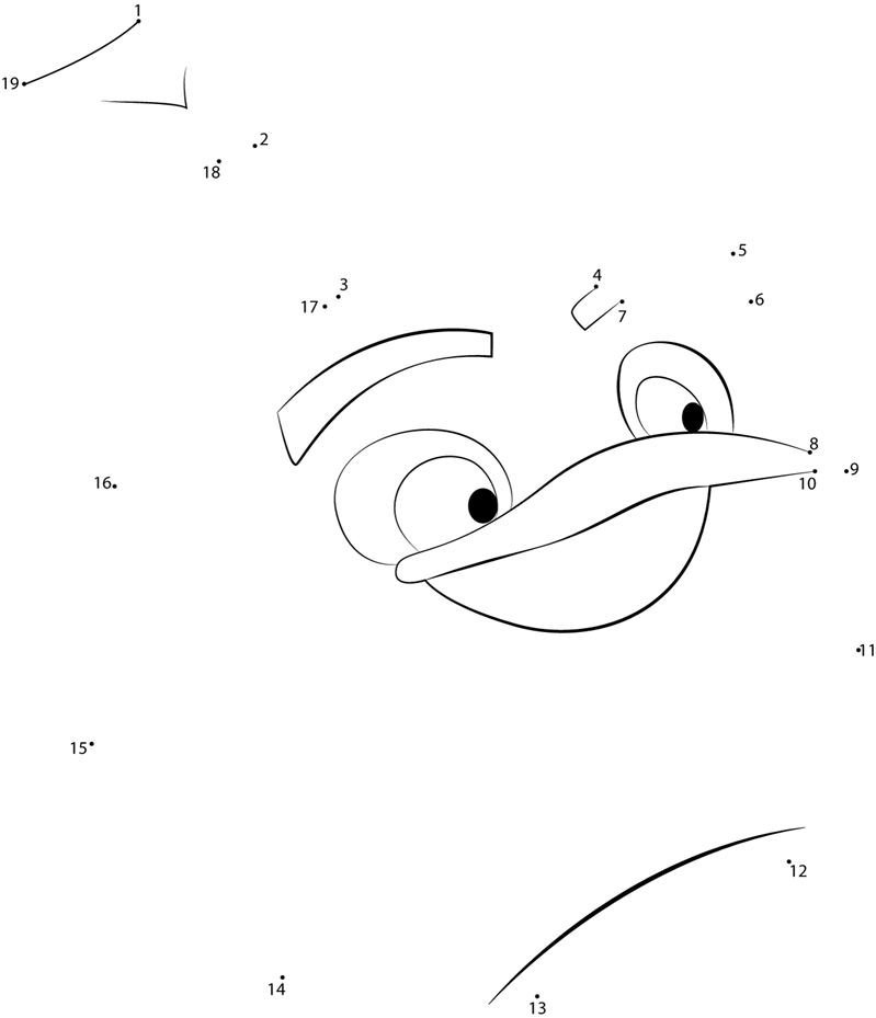 Angry-Bird-8-Dot-To-Dot printable dot to dot worksheet