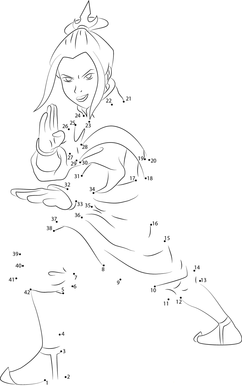 Katara printable dot to dot worksheet