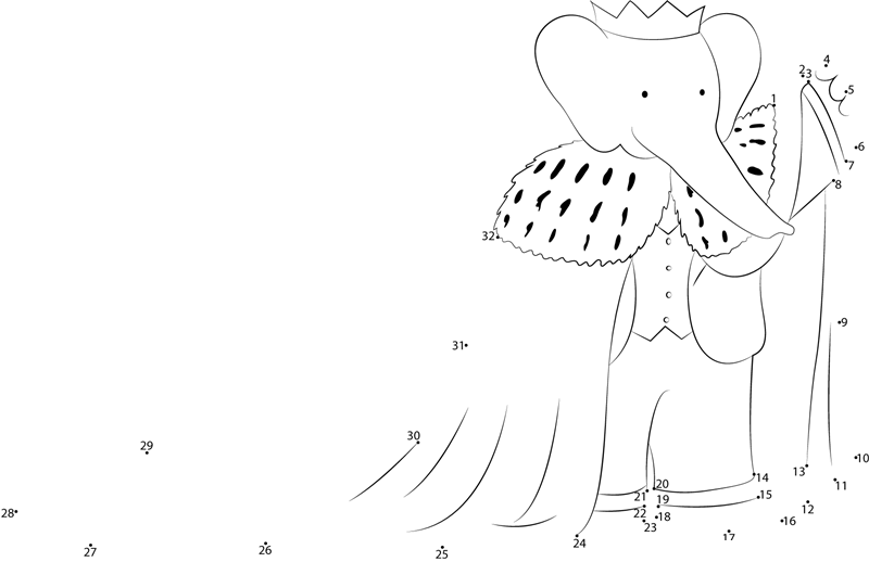 Young-King-Dot-To-Dot printable dot to dot worksheet