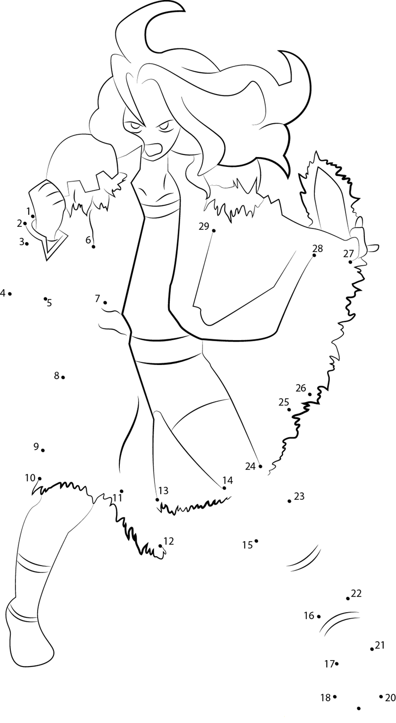 Gus Grav printable dot to dot worksheet