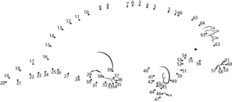 Tired Mole dot to dot worksheets