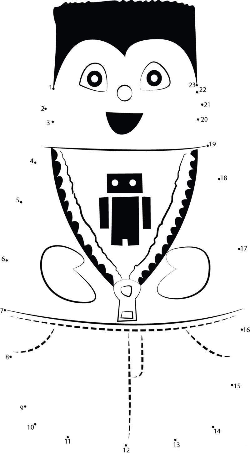 Higglytown Heroes Kip printable dot to dot worksheet