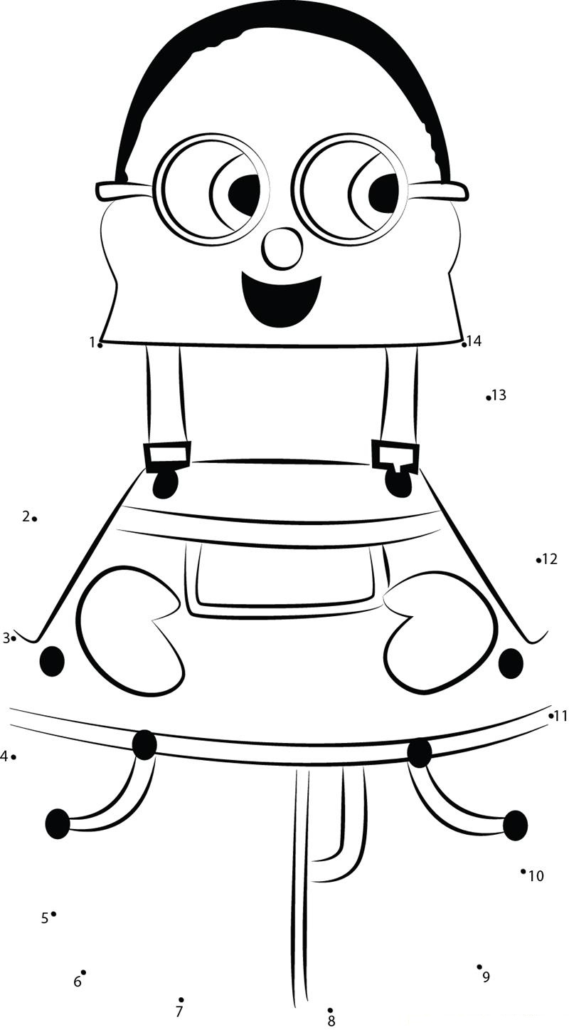 Higglytown Heroes Wayne printable dot to dot worksheet